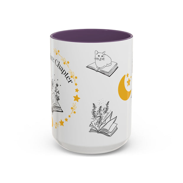 'Just One More Chapter' Accent Coffee Mug