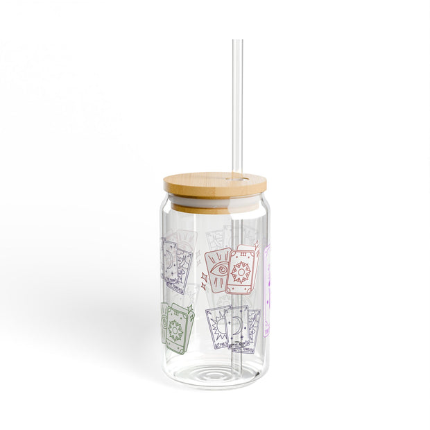 'The Magician' Tarot Card Sipper Glass
