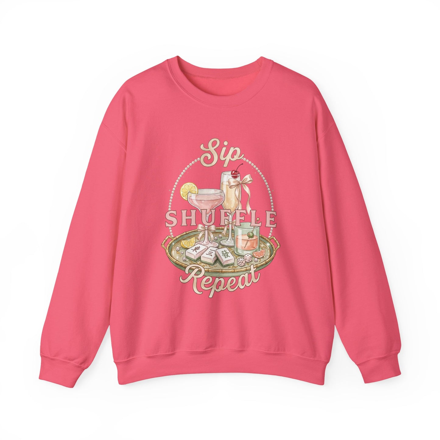 Mahjong Girls Night Crewneck Sweatshirt | Mahjong Tiles, Pastel Cozy Club