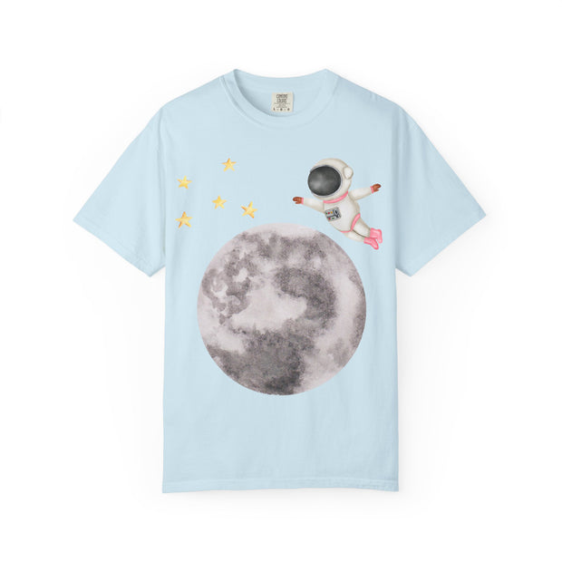 Astronaut Flying To The Moon Unisex T-Shirt