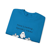 'Now Loading..Spooky Vibes' Unisex Crewneck Sweatshirt