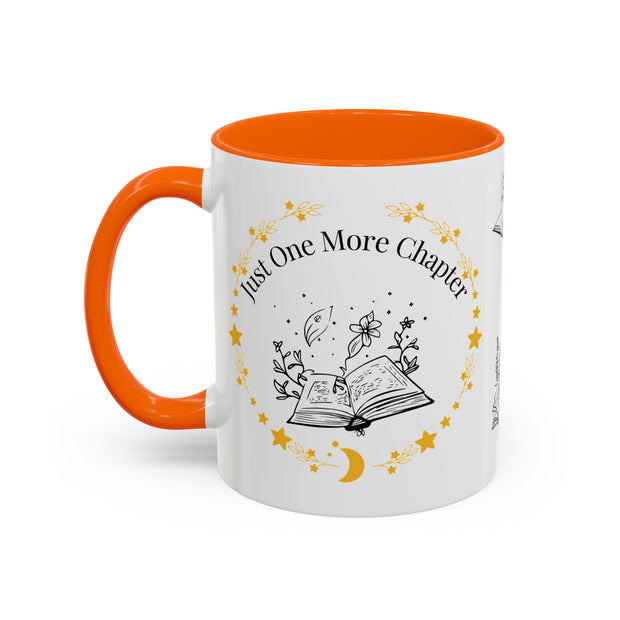 'Just One More Chapter' Accent Coffee Mug