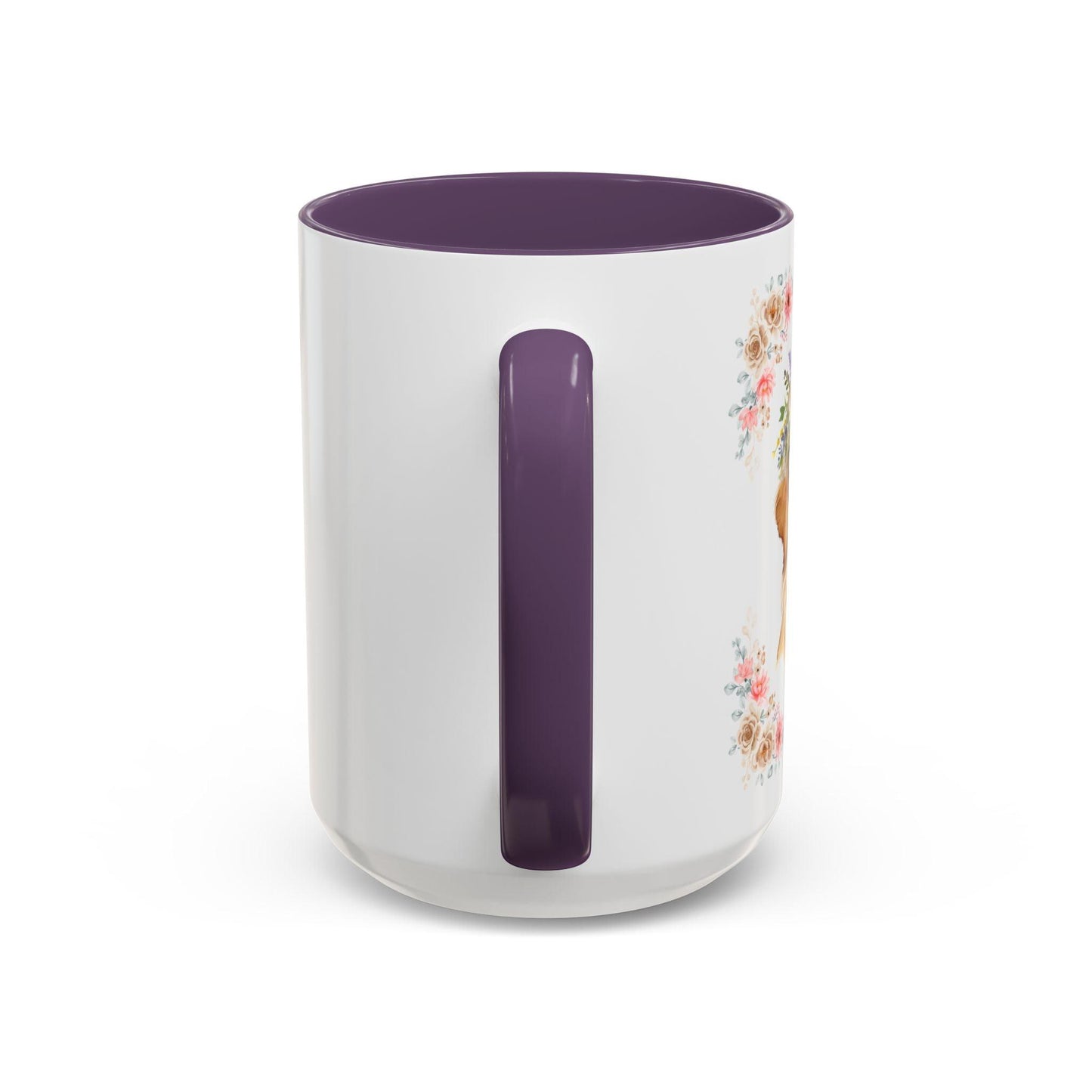 Geeky Goddess Golden Retriever Accent Coffee Mug