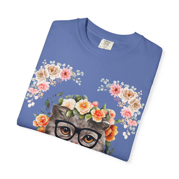 Geeky Goddess Gray Cat Unisex T-Shirt
