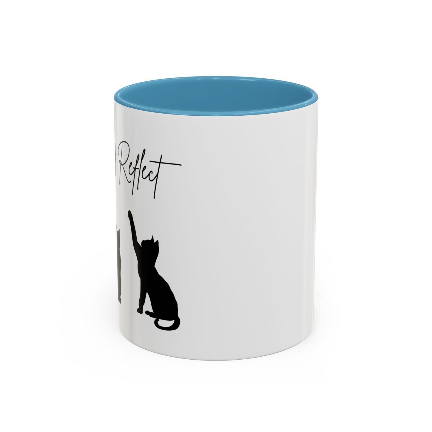 'Paws and Reflect' Cats Accent Coffee Mug