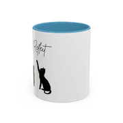 'Paws and Reflect' Cats Accent Coffee Mug
