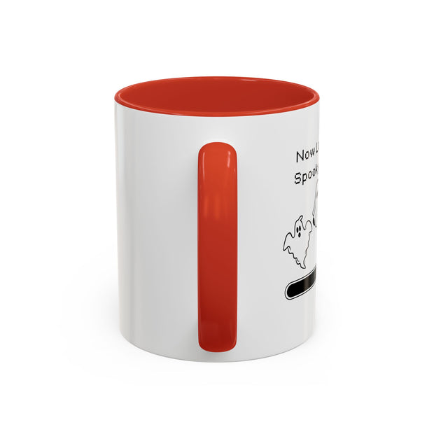 'Now Loading...Spooky Vibes' Accent Coffee Mug