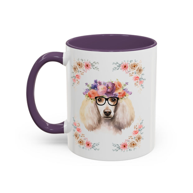 Geeky Goddess French Poodle Accent Coffee Mug