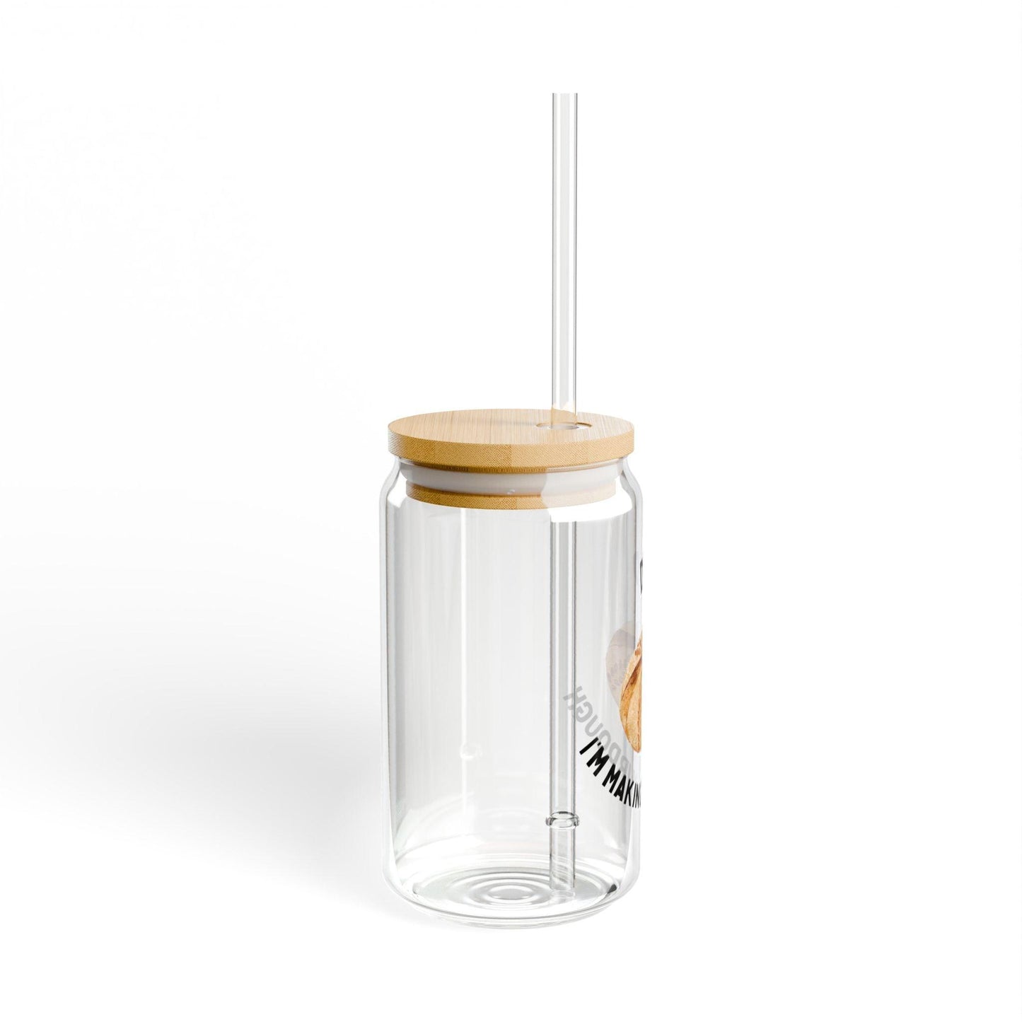 Sourdough Loaf Illustration Sipper Glass | 16oz