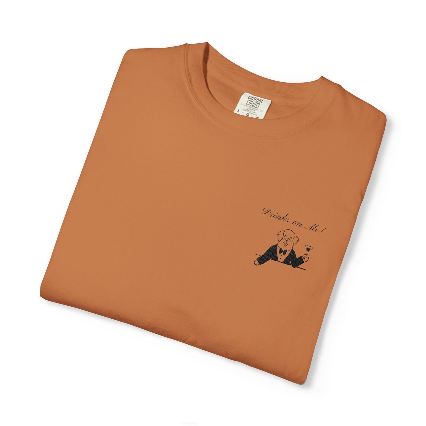 Drinks On Me Wedding Shirt, Funny Dog Bride Tee, Cocktail Hour Bridal Shirt, Cute Puppy Wedding Tee, Bachelorette Shirt