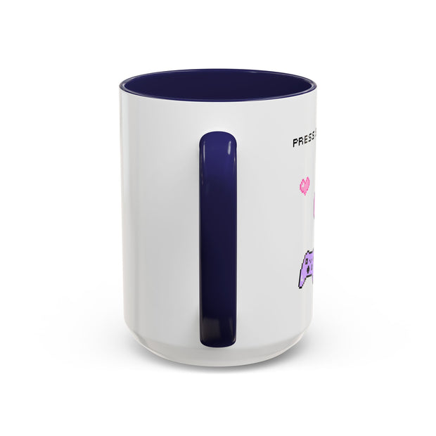 'Press Start To Slay' Accent Coffee Mug