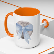 Moon Wrapped In A Bow Accent Coffee Mug