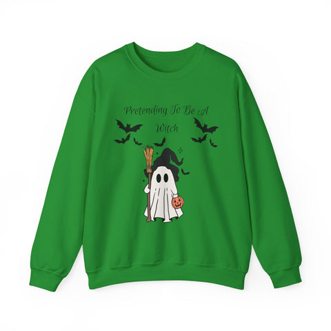 'Pretending To Be A Witch' Unisex Crewneck Sweatshirt