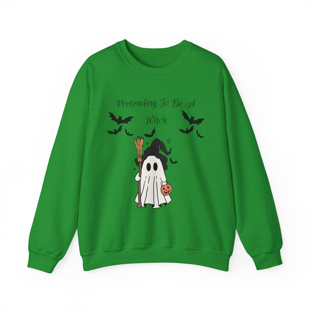 'Pretending To Be A Witch' Unisex Crewneck Sweatshirt