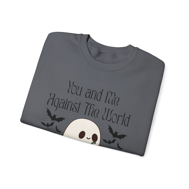 'You and Me Against The World' Unisex Crewneck Sweatshirt
