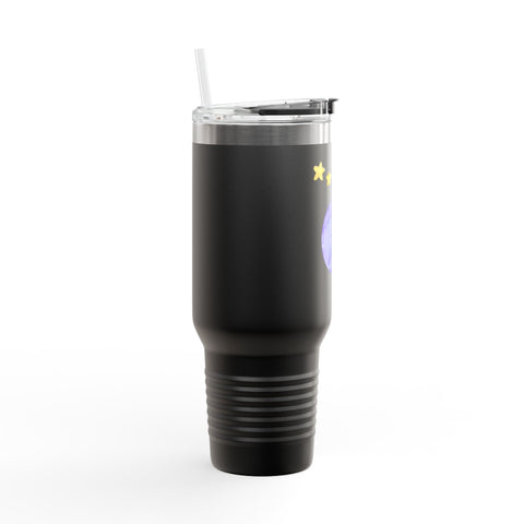 Astronaut Taking Off In Space Insulated Travel Mug, 40oz