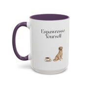 'Espawresso Yourself' Golden Retriever Accent Coffee Mug