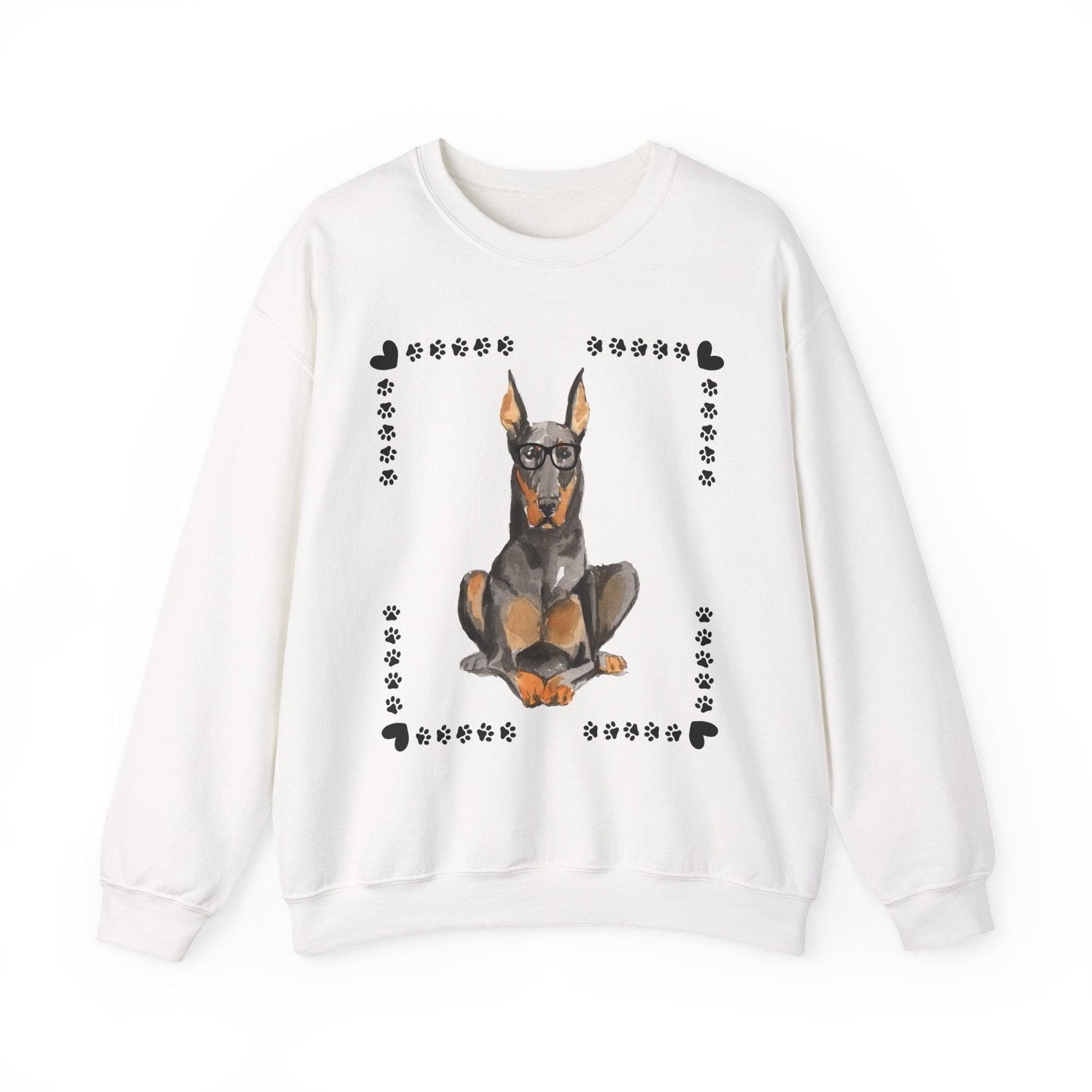 Geeky Good Doberman Unisex Crewneck Sweatshirt