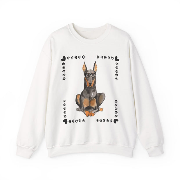 Geeky Good Doberman Unisex Crewneck Sweatshirt