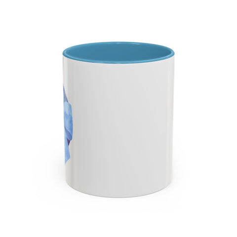 Blue/Green Planet Wrapped In A Bow Accent Coffee Mug