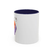 Purple Pumpkin Wrapped In A Bow Accent Coffee Mug