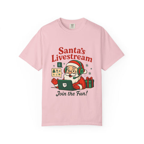 'Santa Livestream: Join the Fun! ' T-Shirt