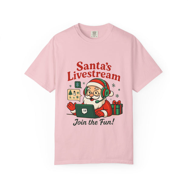 'Santa Livestream: Join the Fun! ' T-Shirt
