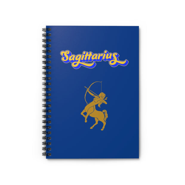 'Sagittarius' Zodiac Spiral Notebook