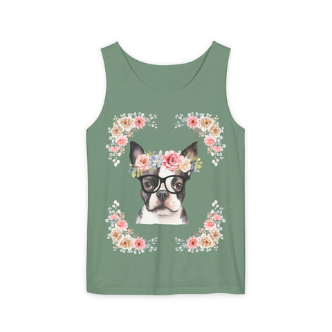 Geeky Goddess French Bullldog Unisex Tank Top