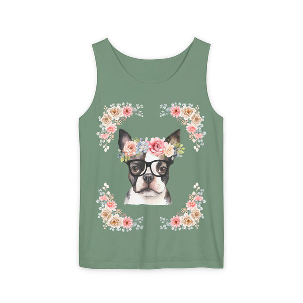 Geeky Goddess French Bullldog Unisex Tank Top