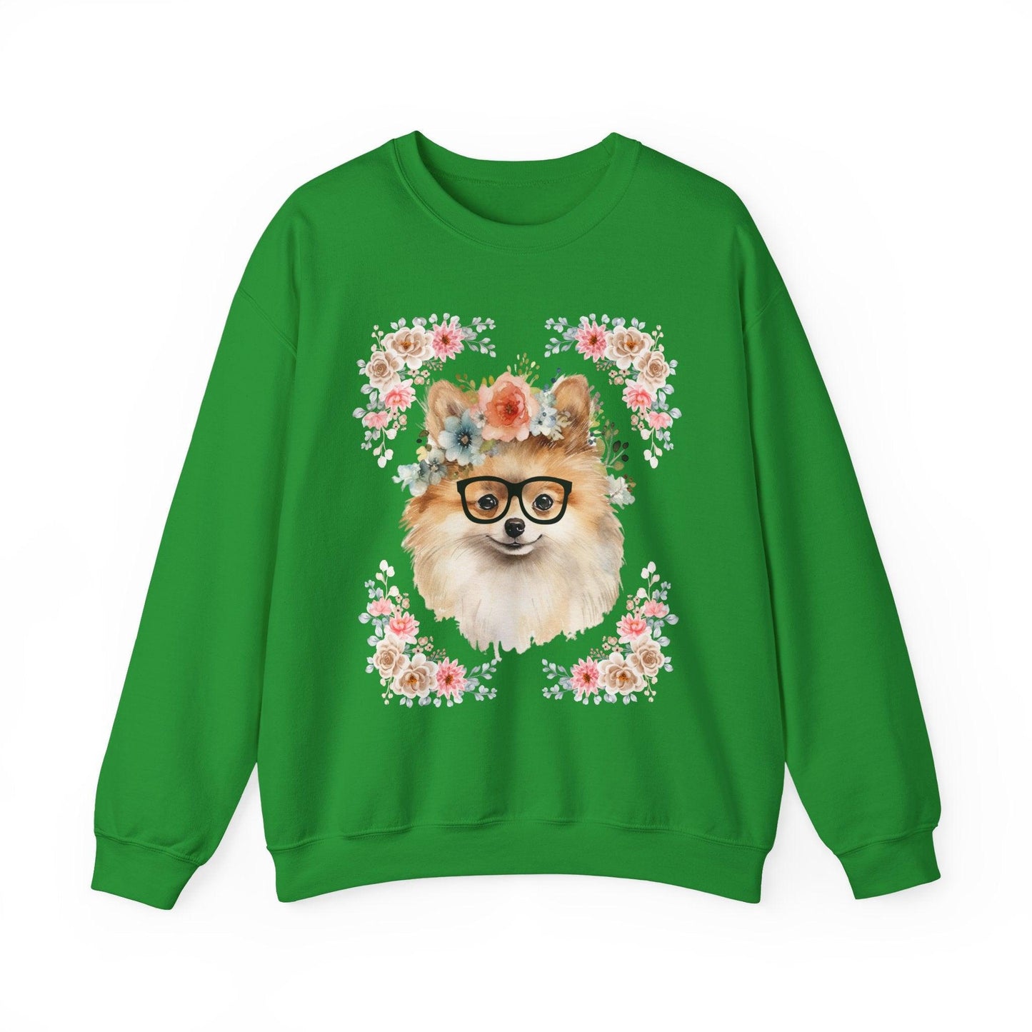 Geeky Goddess Pomeranian Unisex Crewneck Sweatshirt