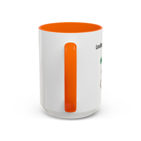 'Loading...Caffeine Boost' Accent Coffee Mug