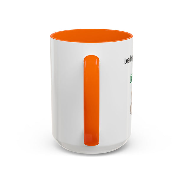 'Loading...Caffeine Boost' Accent Coffee Mug
