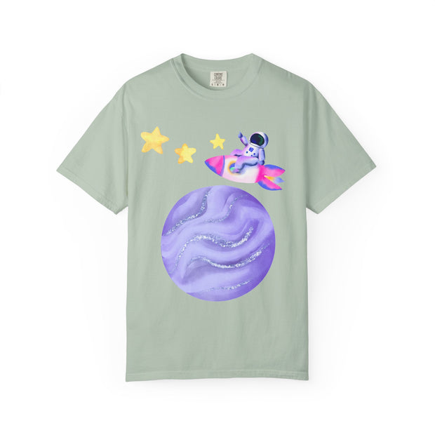 Astronaut Taking Off In Space Unisex T-Shirt