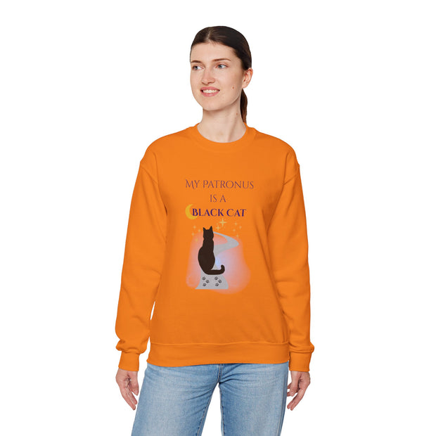 'My Patronus Is A Black Cat' Unisex Crewneck Sweatshirt