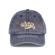 'Aries' Vintage Embroidered Cap
