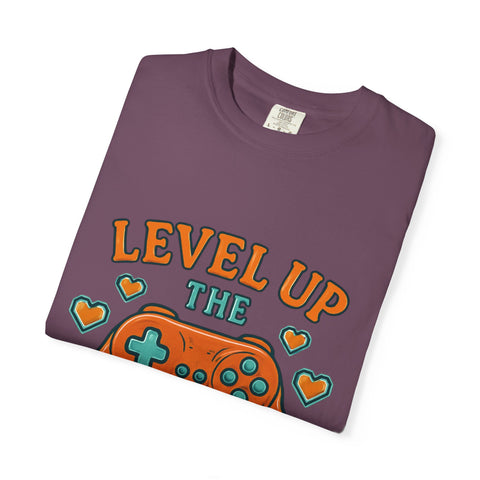 Gamer T-shirt - Level Up the Leftovers | Unisex Gaming Tee, Casual Wear, Game Night Shirt, Gift for Gamers, Funny Apparel