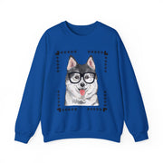 Geeky Good Siberian Husky Unisex Crewneck Sweatshirt