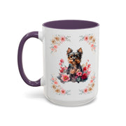 Geeky Goddess Yorkie Accent Coffee Mug