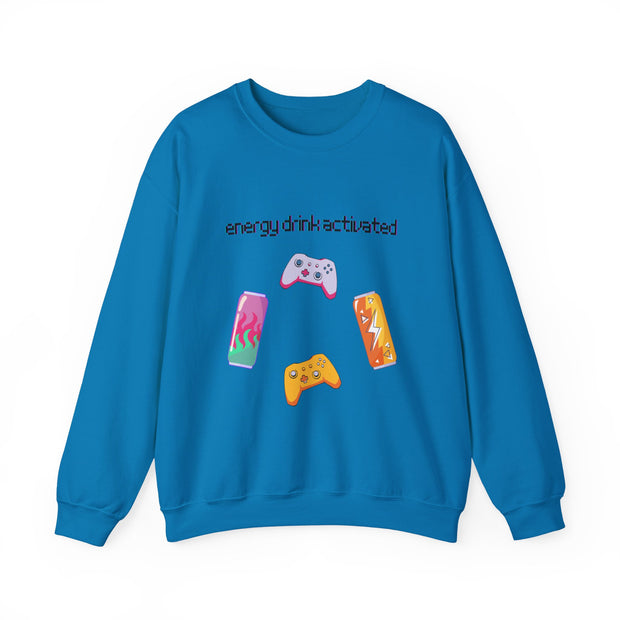 'Energy Drink Activated' Unisex Crewneck Sweatshirt