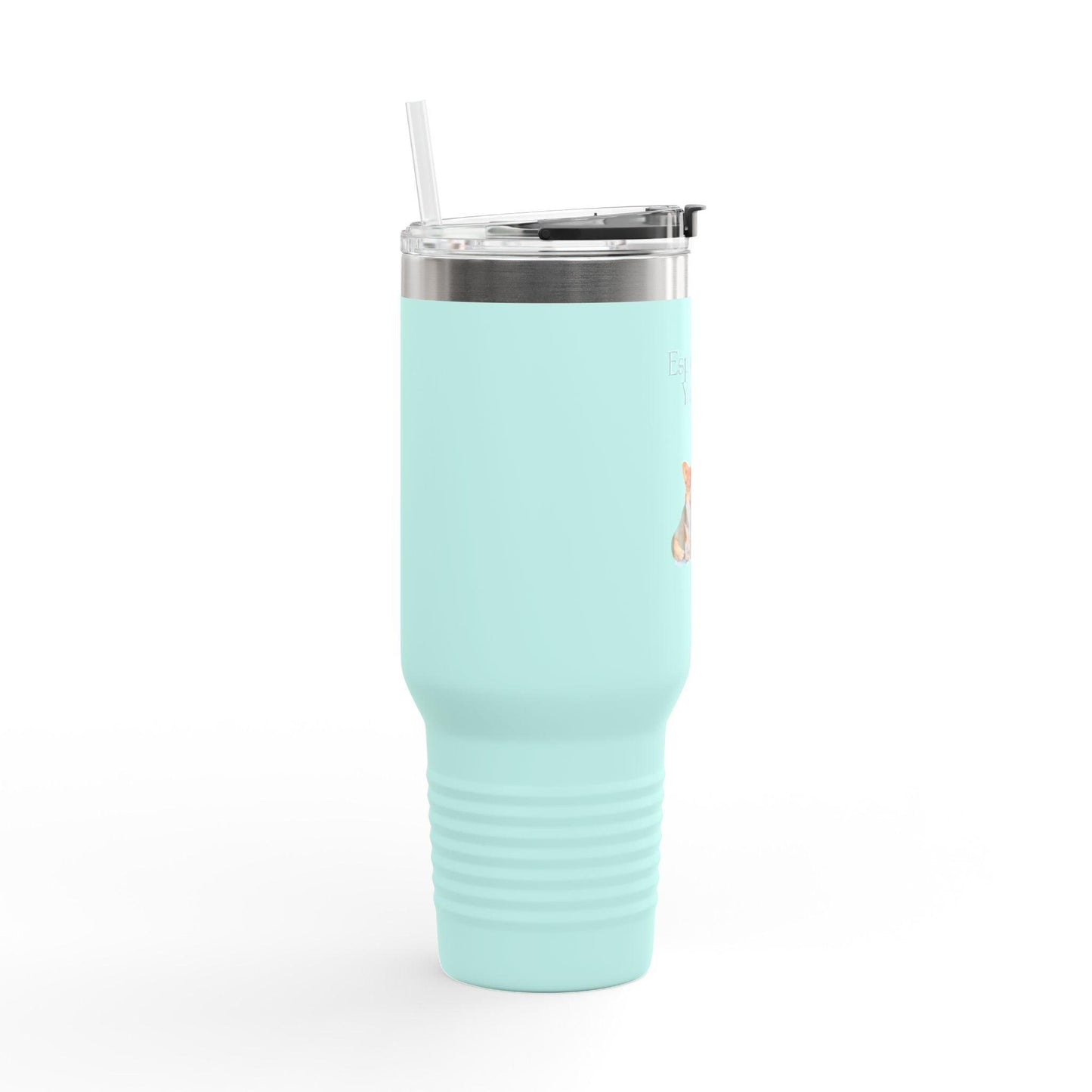 'Espawresso Yourself' Corgi Insulated Travel Mug, 40oz