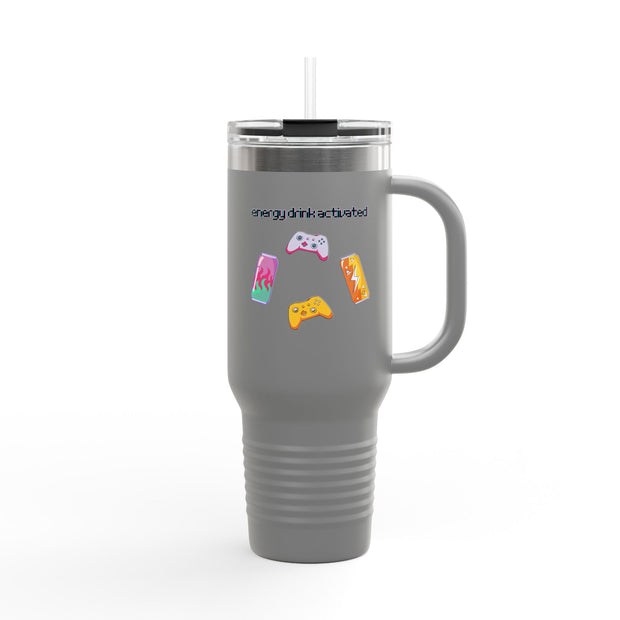 'Energy Drink Activated' Insulated Travel Mug, 40oz