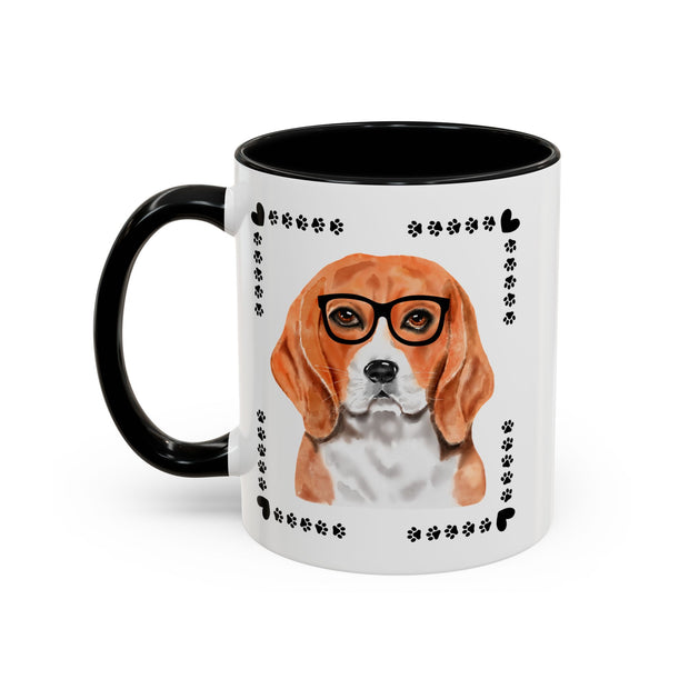 Geeky Good Beagle Accent Coffee Mug
