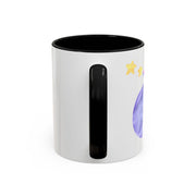 Astronaut Taking Off In Space Accent Coffee Mug