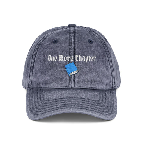 'One More Chapter' Vintage Embroidered Cap