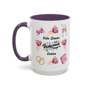 'Side Quest: Bridesmaid Duties' Accent Coffee Mug