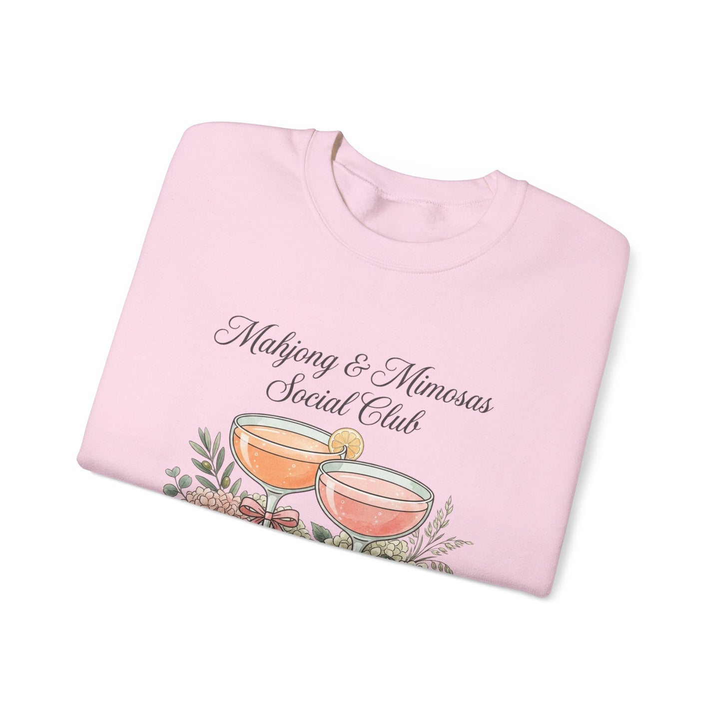Mahjong & Mimosas Sweatshirt, Mahjong Club Crewneck, Brunch Girl Pullover