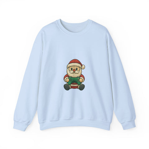 Cozy Santa Sweatshirt, Unisex Christmas Crewneck, Holiday Apparel, Festive Gift, Winter Wardrobe Staple