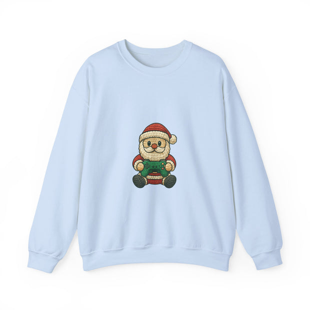 Cozy Santa Sweatshirt, Unisex Christmas Crewneck, Holiday Apparel, Festive Gift, Winter Wardrobe Staple