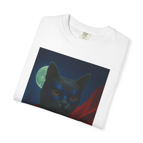 Superhero Dark Gray Cat Unisex T-shirt
